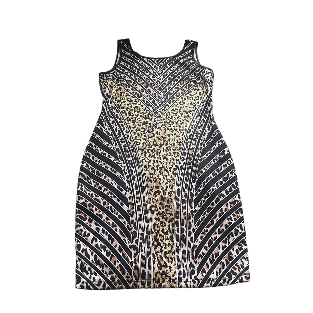 Thalia Sodi leopard print dress